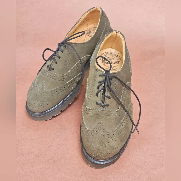 Dr. Martens Shoes Dr Martens Green Oxfords Brand New Poshmark